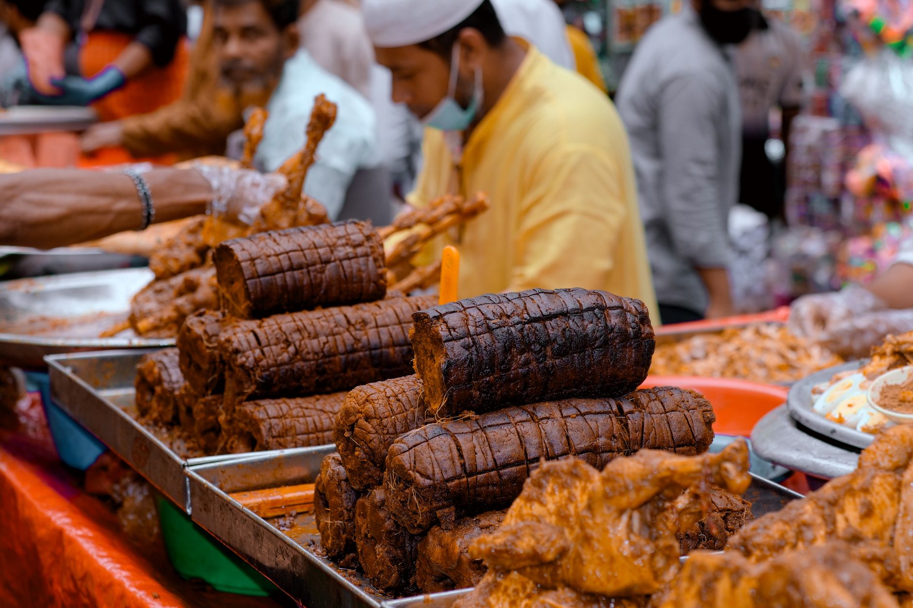 Halal meat processing plant production line